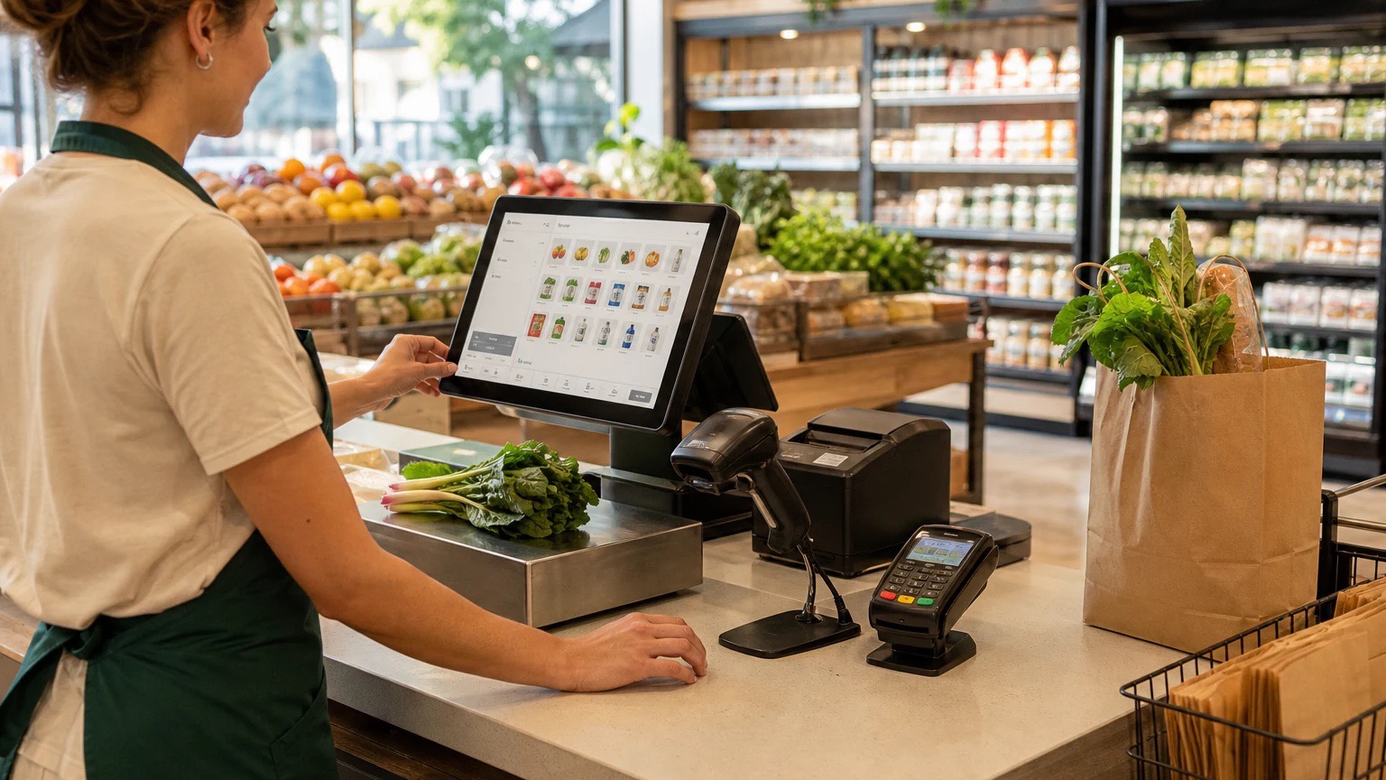 Grocery market checkout