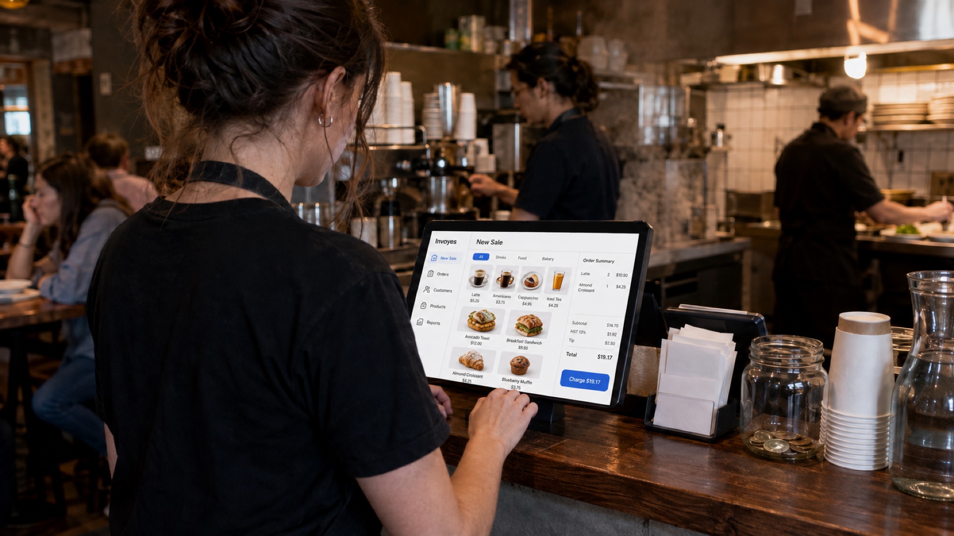 Invoyes POS in action